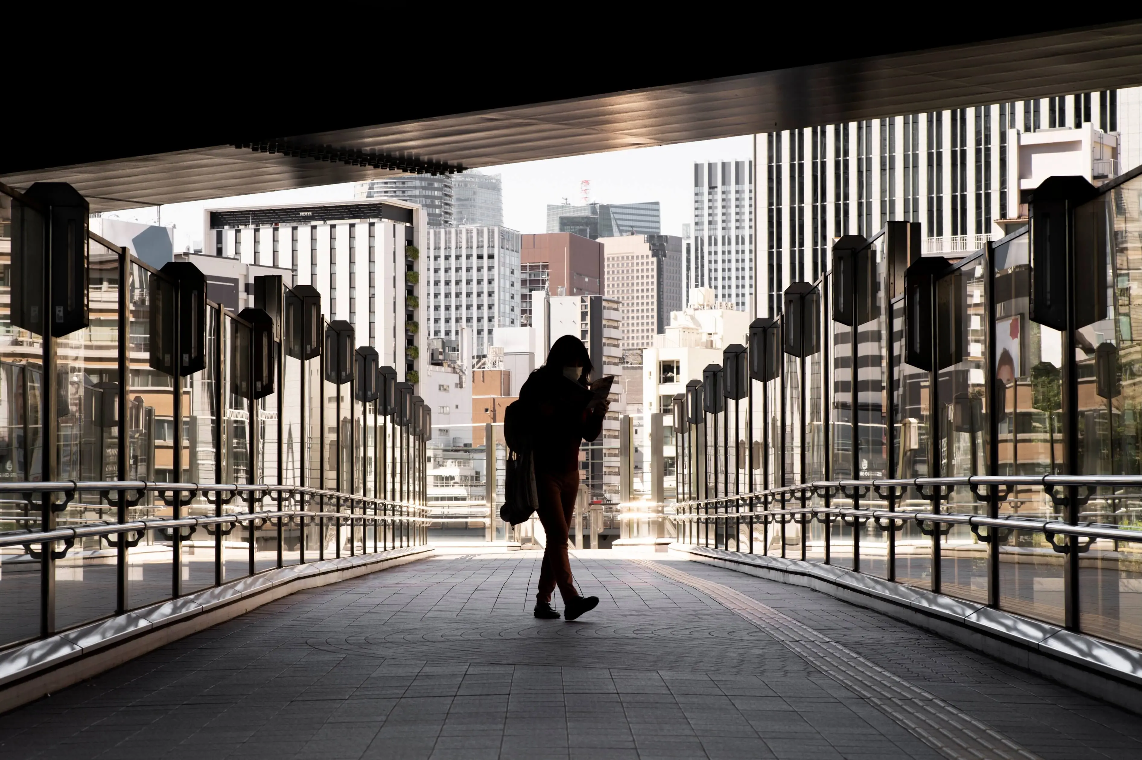 Silhouette Person City 1