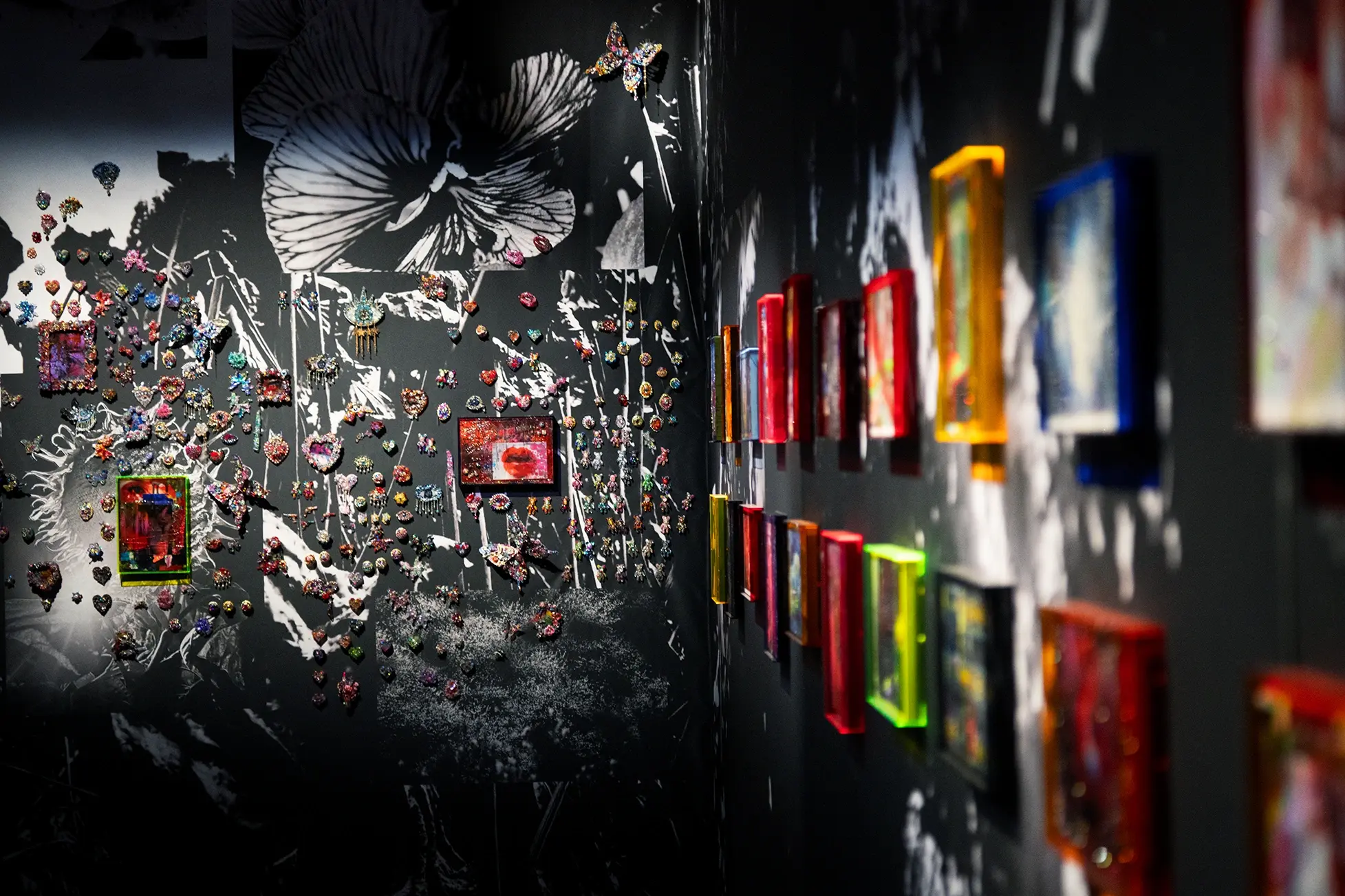 展區《解放與執著》一隅。（日本京都市京瓷美術館；圖／聯合數位文創提供）